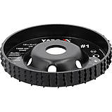 Диск-фреза випуклий до КШМ по дереву/шпаклівці/гіпсу (Ø=120/22.2 мм) t= 18 мм шорсткість № 1 Yato YT-59184, фото 2