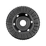 Диск-фреза випуклий до КШМ по дереву/шпаклівці/гіпсу (Ø=120/22.2 мм) t= 18 мм шорсткість № 1 Yato YT-59184, фото 3