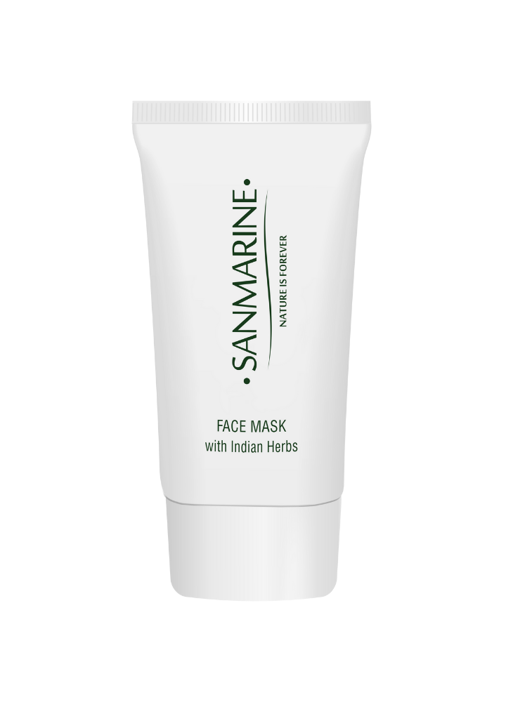 SanMarine Заспокійлива маска з індійськими травами Face Mask with Indian Herb 50 мл, фото 1