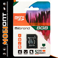 Micro SD 8GB/4 class Mibrand