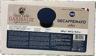 Кофе в капсулах Garibaldi Lavazza Blue Decaffeinato 100 шт лавацца блю без кофеина