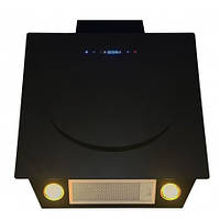 Скляна похила похила. потужна витяжка 1450 куб.м./год. чорне скло Luxor Alicante Hilton