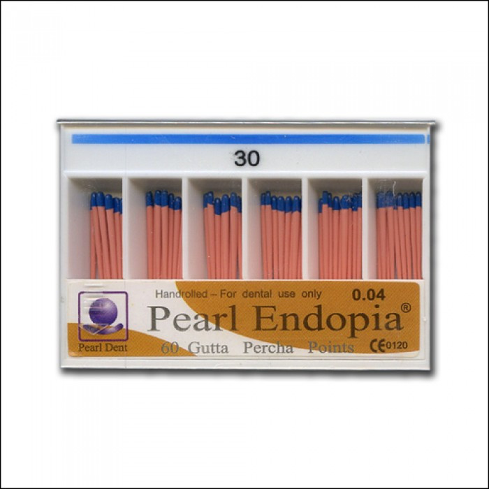 Штифти гутаперчеві конусні Pearl Endopia 60 шт №30