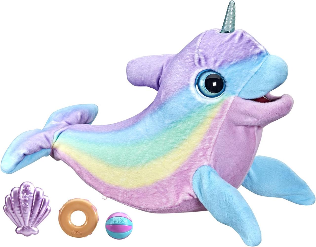 Інтерактивний дельфін райдужний нарвал furReal Wavy The Narwhal Interactive Animatronic