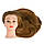 Навчальний манекен 30% натурального волосся, золото, з ефектом дрібного гофре, фото 10