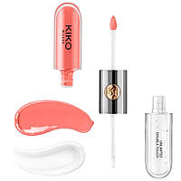 KIKO Unlimited Double Touch 113 Satin Coral Подвійна стійка рідка помада, 6 мл