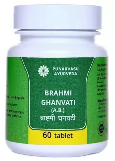 Брахмі (Брамі) екстракт 60таб тонік для нервової системи «Punarvasu»