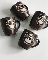 Чашки різні, кераміка "Час кави", 200 мл