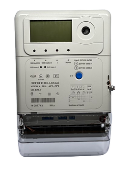 Лічильник електроенергії ЛЕТ 01 2121R-LOS12S (багатотарифний, актив-реактив, PLC- модем)