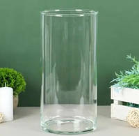 Цилиндрическая ваза h 26 см Ø 11 см, колба