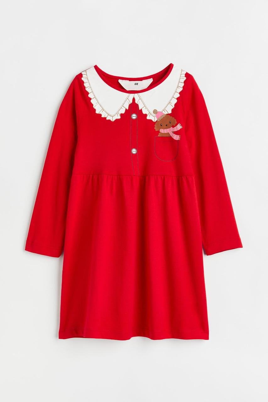 Плаття для дівчинки Новорічне червоне H&M 92, 98/104см