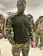 Костюм тактический для ВСУ демисезонный брюки с наколенниками и сорочка убакс мультикам размеры 46-56