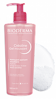 Очищающий гель-мусс для чувствительной кожи Bioderma Sensibio Créaline Gel Moussant, 500мл