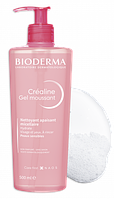 Очищувальний гель-мус для чутливої шкіри Bioderma Sensibio Créaline Gel Moussant, 500мл