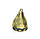 Амулет талісман хотей з персиком 3х2 см латунь жовта (C5532), фото 5