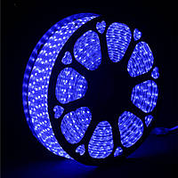 Светодиодная LED лента SMD 5050, 80м, 60 светодиодов на метр, 220В, статический режим, IP44 Синий