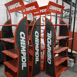 Рекламні торгові стійки з брендуванням