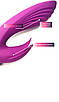 Стимулятор клітора та точки G "Kiss of desire", колір фіолетовий, 10 режимів вібрації, 3 режими швидкості, фото 2