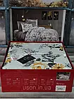 Новорічний комплект постільної білизни з фланелі ТМ Belizza сімейний розмір Royal