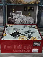Новогодний комплект постельного белья из фланели ТМ Belizza семейный размер 105