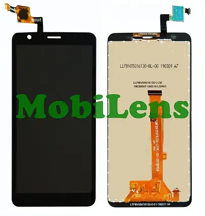 ZTE Blade L8, Blade L9, Blade A3 2019, Blade A31 Lite Дисплей + сталь (модуль) чорний Original *PRC, фото 1