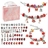Набір Пандора "Рубінові мрії" для створення браслетів і підвісок дівчаткам від 6 років, фото 2
