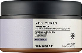 Живильна маска для кучерявого волосся Elgon Yes Curls Nutri Mask 250 мл