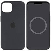 Чохол Silicone case (AAA) full with Magsafe and Animation для Apple iPhone 15 Pro Max (6.7") Чорний / Black