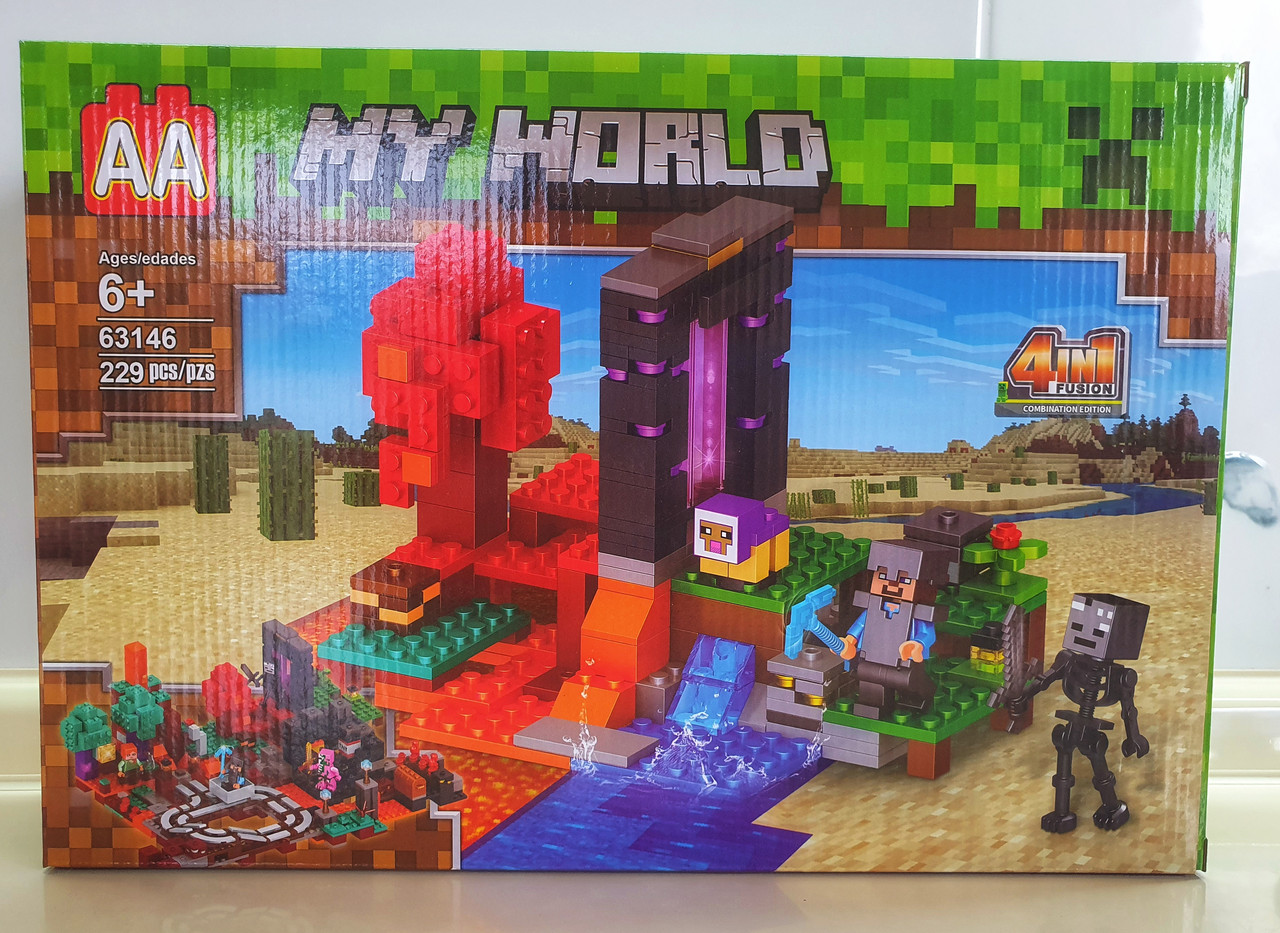 Конструктор Майнкрафт "Мій світ" Minecraft "My World"
