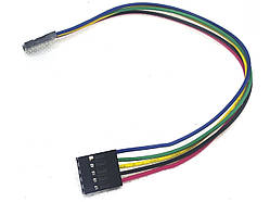 Роз'єм Dupont джампер гніздо+гнездо на 5 контактів із дротом 20 см