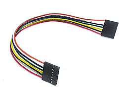 Роз'єм Dupont джампер гніздо+гнідо на 7 контактів із дротом 20 см