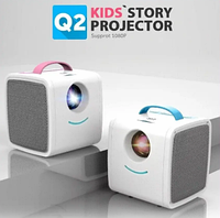 Мініпроектор Kids Story Projector Q2, проектор дитячий для мультиків, недорогий проектор для дітей