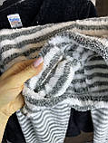 Жіноча піжама з аплікацією Чорна тепла піжама штани та світшот Костюм для сну Fellix, фото 2