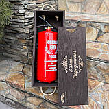 Вогнегасник бар з підсвіткою, коли в душі пожежа, Червоний, подарунок пожежнику, подарунок до дня пожежної охорони, фото 7