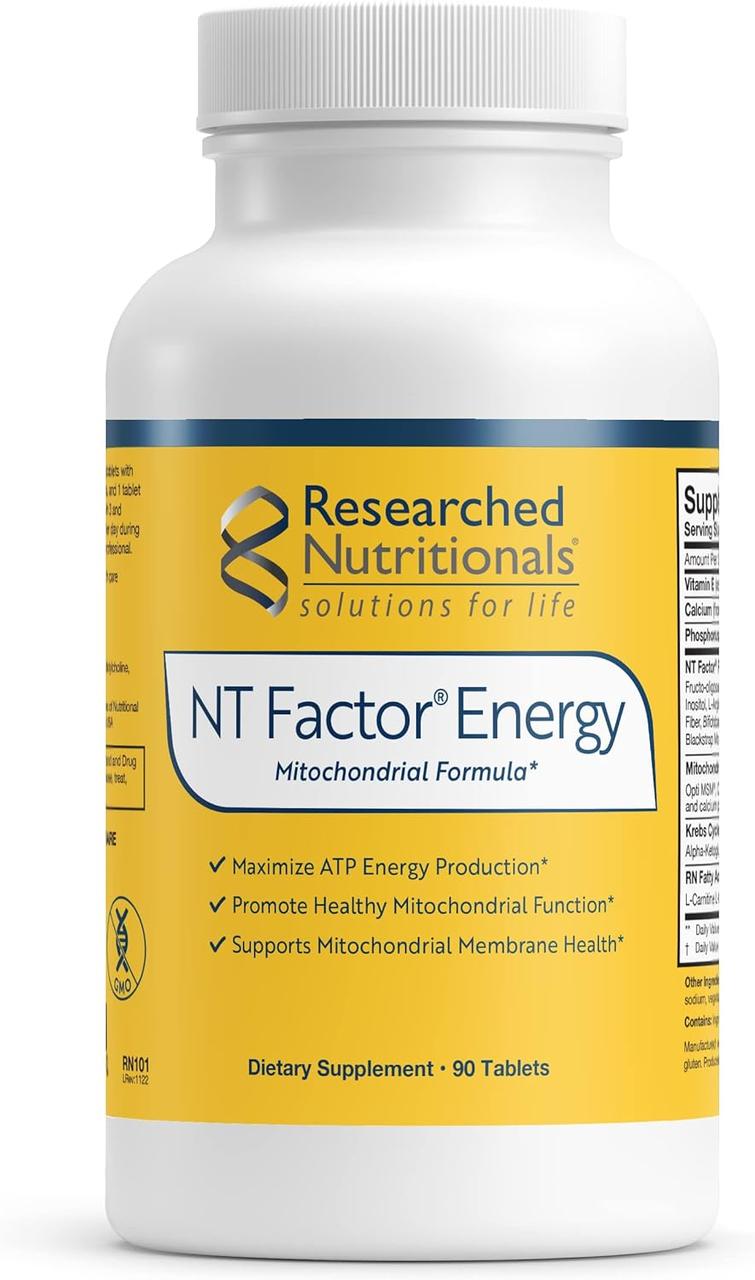 Researched Nutritionals NT Factor Energy / Підтримка здоров'я мітохондрій 90 таблеток