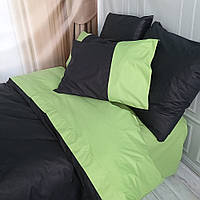 Постільна Білизна Premiere Чорний/фісташка Ранфорс Денвер