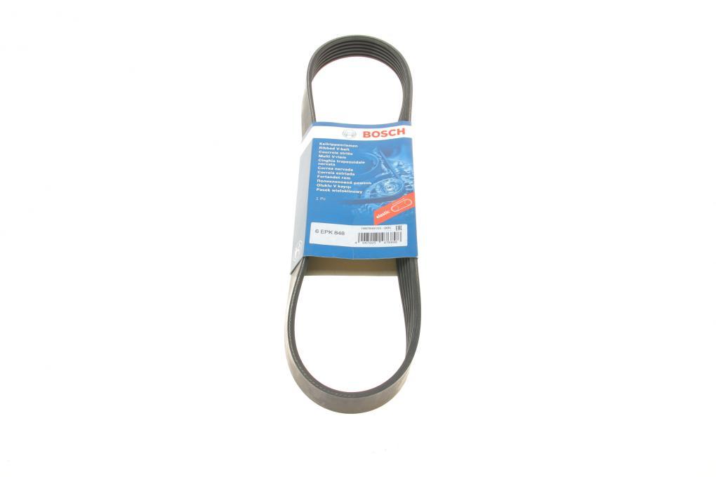 Ремінь генератора Citroen C3/C4/Peugeot 208/308 1.0/1.2 12- (6PK848) BOSCH 1 987 946 155 UA62