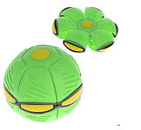 Складаний м'яч-трансформер із підсвіткою Літальна тарілка Flat Ball Disc