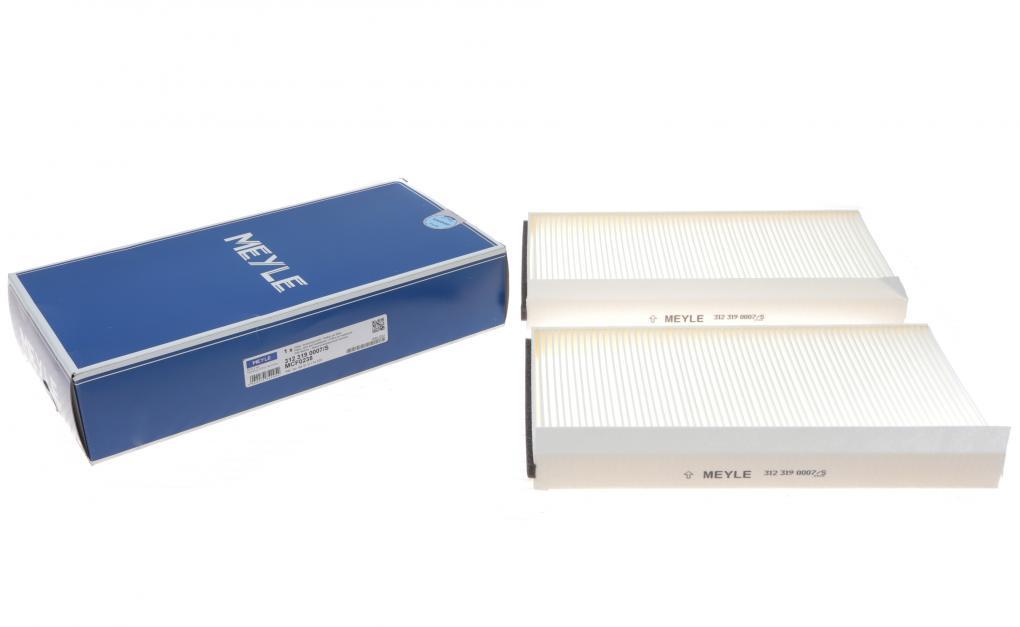 Фільтр салону BMW 5 (E60/E61)/6 (E63/E64) 2.0-5.0 01-10 (к-кт 2шт.) MEYLE 312 319 0007/S UA62, фото 1