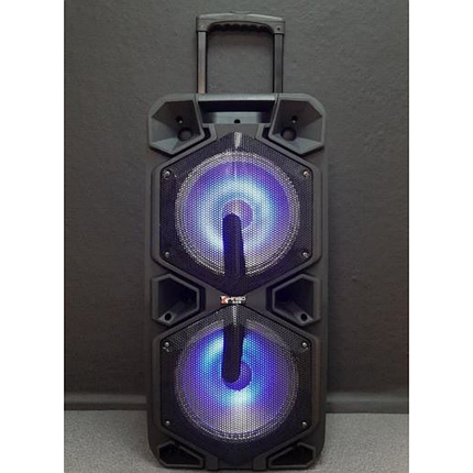 Колонка акумуляторна, на акумуляторі з мікрофоном (AUX, Bluetooth, SD, USB) KIMISO QS-1001, фото 3
