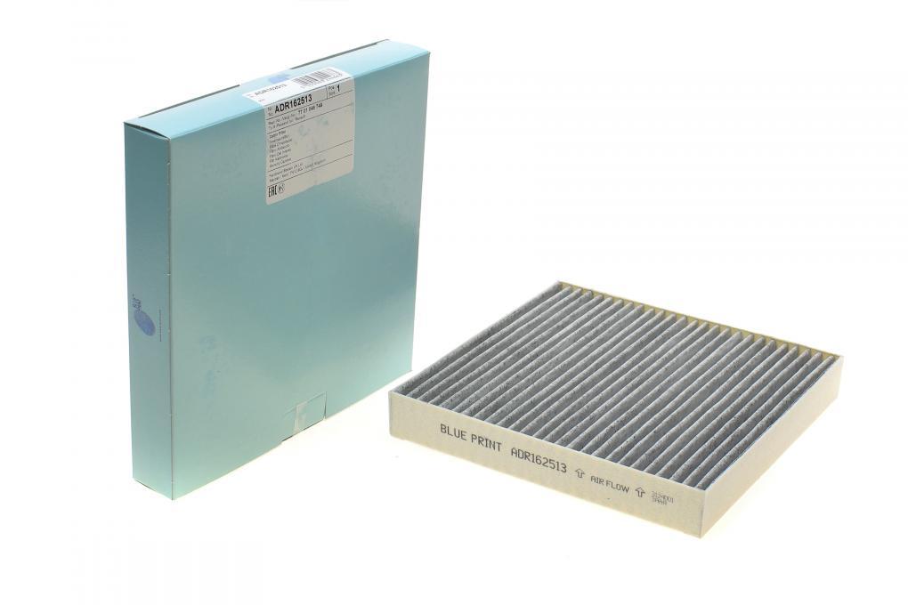Фільтр салону Renault Laguna II 01-07 (вугільний) BLUE PRINT ADR162513 UA62, фото 1
