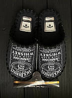 Мужские фетровые тапочки «Jack Daniels» Джек Дениелс размеры 40-47 42-43