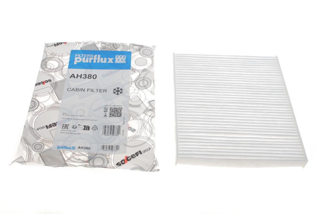 Фільтр салону BMW X5 (E70/F15)/X6 (E71) 2.0D-4.8 07- PURFLUX AH380 UA62, фото 1