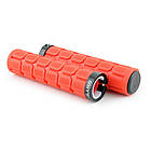 Грипси велосипедні Grey's GR17310 затискач 1 шт, довжина 130 мм, червоний, фото 2