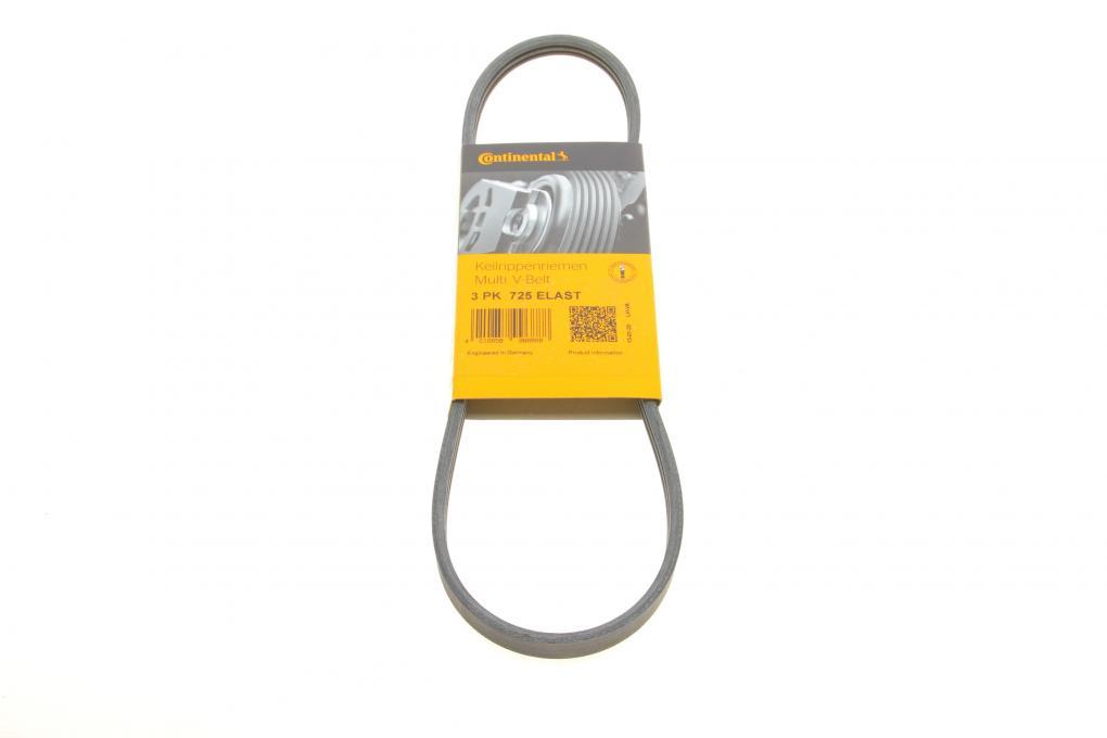 Ремінь генератора Ford Focus IV/Galaxy III/Mondeo V/Transit 2.0D/2.0DH 15- CONTINENTAL 3PK725 ELAST UA62