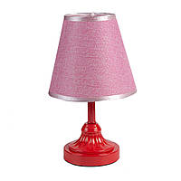 Настольная лампа, светильник декоративный c абажуром Sunlight красный 5067