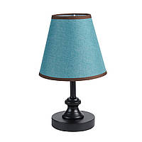 Настольная лампа, светильник декоративный c абажуром Sunlight голубой 5061