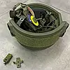 Шолом балістичний FAST PE, NIJ IIIa, з поліпшеним кріпленням Wendy, розмір L, Олива, 1.45 кг, бронешолом, фото 9