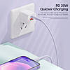 Кабель зарядний Essager Type-C to Lightning Rainbow Fast Charging Cable 3 A 1 м Green (EXCTL-CH06), фото 3