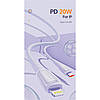Кабель зарядний Essager Type-C to Lightning Rainbow Fast Charging Cable 3 A 1 м Green (EXCTL-CH06), фото 8
